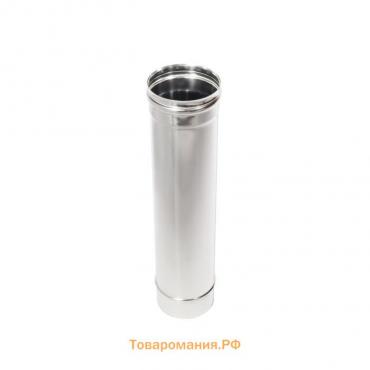 Труба, L=500 мм, нержавеющая сталь AISI 430, толщина 0.8 мм, d=115 мм