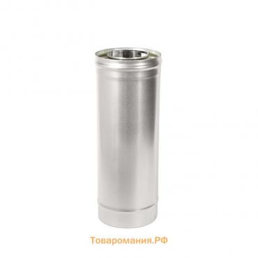 Труба термо, L=500 мм, нержавеющая сталь AISI 430/оцинк, толщина 0.5 мм, d=180 × 240 мм