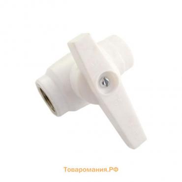 Кран шаровой MeerPlast, 25x3/4", внутренний, полипропиленовый