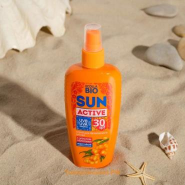 Спрей для безопасного загара SPF 30 Ecolla-BIO "Sun Active", 120 мл