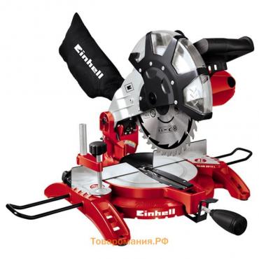 Пила торцовочная Einhell TC-MS2513L, 230 В, 1600 Вт, 5000 об/мин, 250х30 мм, наклон 0-45°