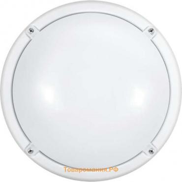 Светильник светодиодный 71 623 OBL-R1-12-4K-WH-IP65-LED-SNRV 12Вт 4000К IP65 (оптико-акустич. датчик