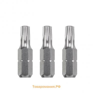 Бита KWB INDUSTRY, T-TORX20, сталь TQ60, 25 мм, 3 шт