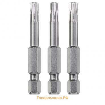 Бита KWB INDUSTRY, TORX10, сталь TQ60, 50 мм, 3 шт