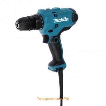 Дрель-шуруповерт сетевая Makita DF0300, 320 Вт, 2 скорости, 450/1500 об/мин, 56 Нм, реверс