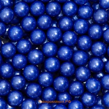 Кондитерская посыпка шарики 7 мм, синий, 50 г