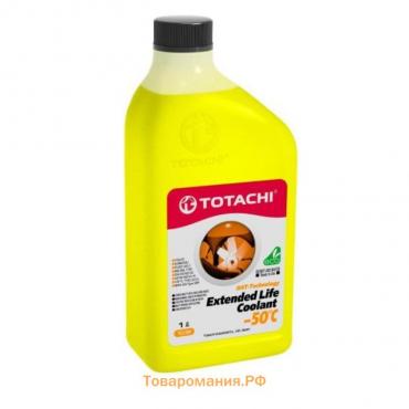 Антифриз Totachi ELC -50 C, жёлтый, 1 л