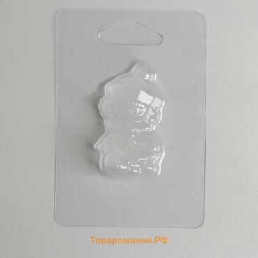 Пластиковая форма для мыла «Новый год! Снегурочка» 3,3 × 6 см