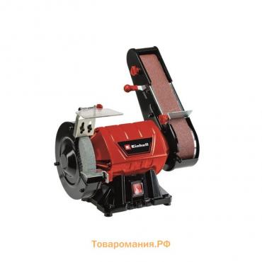 Станок точильный Einhell TC-US350, 220 В, 350 Вт, 2950 об/мин, круг d=150x32/лента 50х686 мм   73489