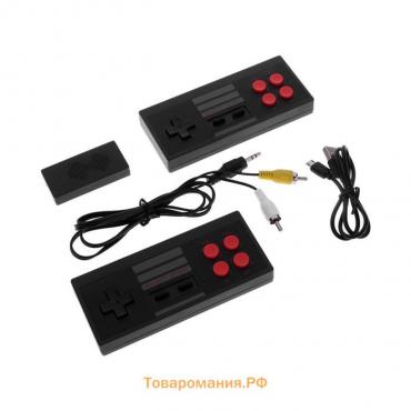 Игровая приставка MYBIT Game-6, 8 бит, 620 игр, RCA, 2 беспроводных джойстика, черная