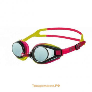 Очки для плавания Atemi M104, силикон, цвет салатовый