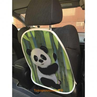 Защитная накидка на спинку сиденья автомобиля «Счастливая панда»