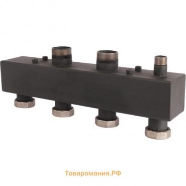 Коллектор распределительный ROMMER RDG-0017-004002, 1 1/2", 2 контура, стальной