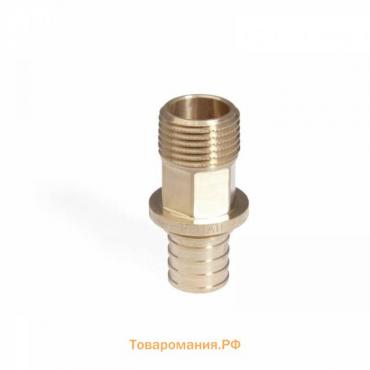 Переходник аксиальный REHAU RAUTITAN 14563121001, d=16 мм x 3/4", наружная резьба