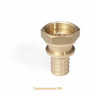 Переходник аксиальный REHAU RAUTITAN 14563381001, d=20 мм x 3/4", с накидной гайкой