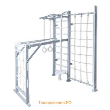 Детский спортивный комплекс Scala in legno con rete 2 grigio PS-130