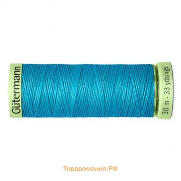 Нить Top Stitch для отстрочки, 30 м, 744506 (736 голубая лагуна)