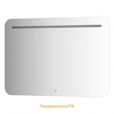 Зеркало Evororm, встроенный LED-светильником, сенсорный выключатель, 8,5W, 100х70 см, нейтральный бе