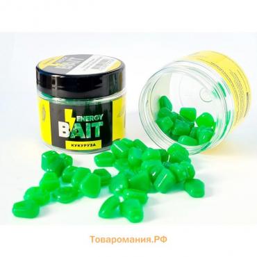 Искусственная насадка ENERGY BAIT «Кукуруза», плавающая, ароматизированная, 60 шт, цвет зелёный   91