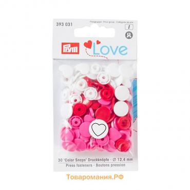 Кнопки Color Snaps PrymLove, размер 12 мм, 30 шт, Prym