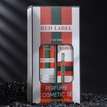 Подарочный набор мужской Red Label, гель для душа 250 мл, парфюмерная вода, 30 мл