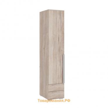 Шкаф однодверный «Лайк 54.01», 400 × 550 × 2100 мм, цвет дуб мария / галька