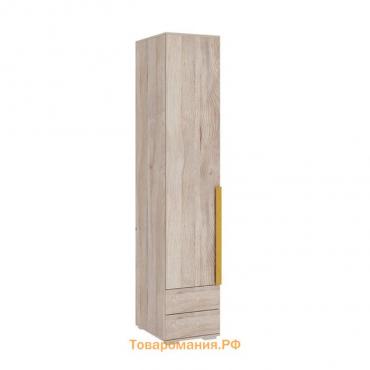 Шкаф однодверный «Лайк 54.01», 400 × 550 × 2100 мм, цвет дуб мария / горчица