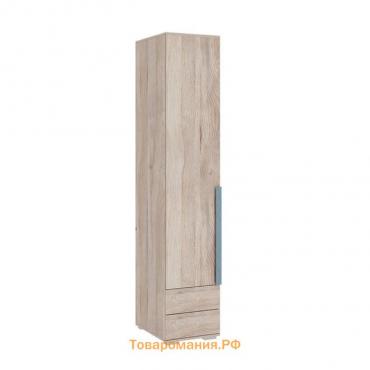 Шкаф однодверный «Лайк 54.01», 400 × 550 × 2100 мм, цвет дуб мария / индиго