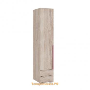 Шкаф однодверный «Лайк 54.01», 400 × 550 × 2100 мм, цвет дуб мария / роуз