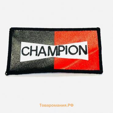 Нашивка Champion, размер 8,5x4,5 см